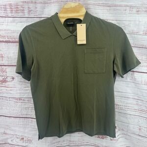 Scotch & Soda Polo Shirt Mens 2XL Olive Green NWT Pocket Casual Preppy